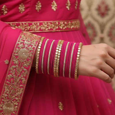 LYBASHINE Alloy Gold-plated Bangle Set