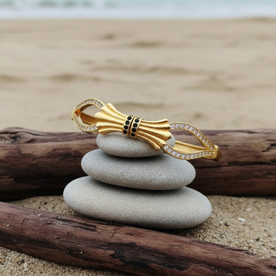 MG ENTERPRISE Metal Zircon Gold-plated Bracelet