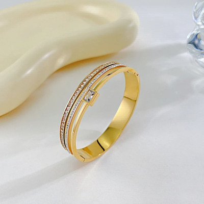 vien Stainless Steel Gold-plated Bracelet