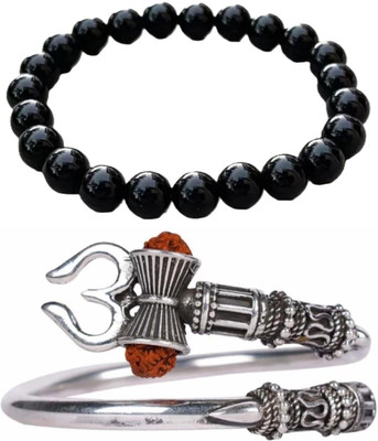 HouseOfCommon Brass, Stone, Crystal, Plastic Bracelet(Pack of 2)