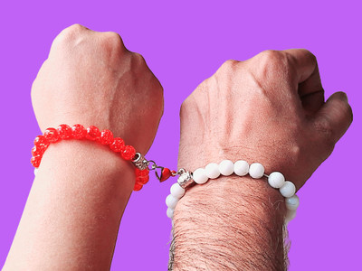 ANAY Stone Beads Bracelet(Pack of 2)