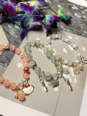 VFD Crystal Bracelet Set(Pack of 3)