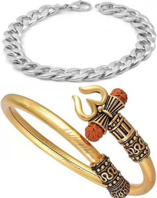 IKONKARR Brass, Stainless Steel Bracelet(Pack of 2)
