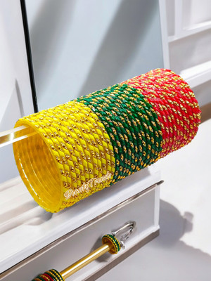 BeautyTrends Glass Bangle Set(Pack of 36)