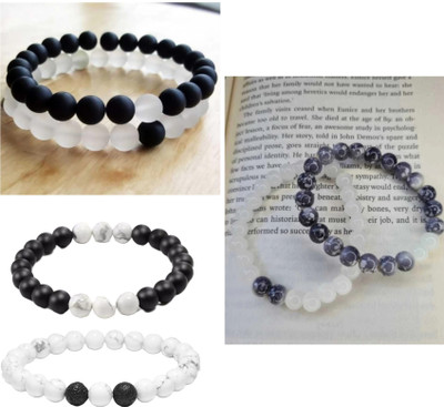 HouseOfCommon Crystal Crystal Bracelet Set(Pack of 3)