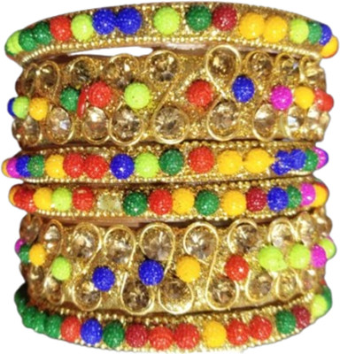 Shree Creation Lac, Plastic Bangle Set(Pack of 6)