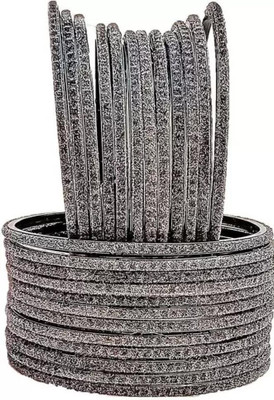 RADHA MOHAN EMPIRE Fabric, Glass Bangle Set(Pack of 24)