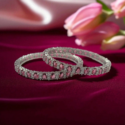PRIMORA JEWELS Brass Bangle Set(Pack of 2)