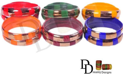 Dreamy Design Glass Kada(Pack of 12)