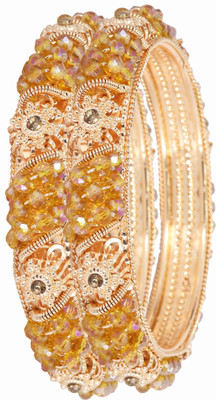 NMII Alloy Zircon Kada(Pack of 2)