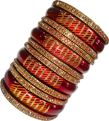 SHADI JODA Lac Bangle Set(Pack of 12)