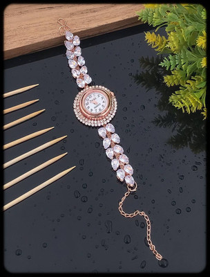 GORASH CREATION Metal Diamond Gold-plated Bracelet