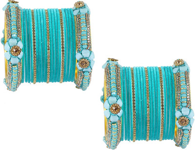 ZADLAXAR Metal Zircon Bangle Set