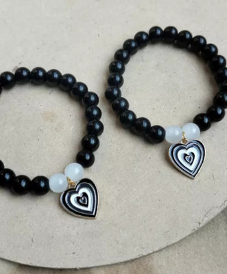 MAYA IMPEX Crystal Crystal Charm Bracelet(Pack of 2)
