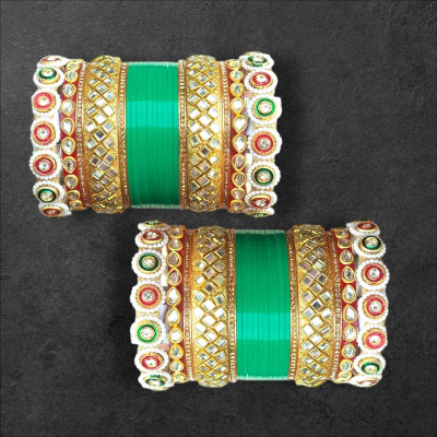 Vjy Plastic Beads, Crystal Chudas(Pack of 2)