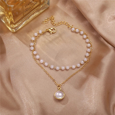 TVI Alloy Pearl Gold-plated Bracelet