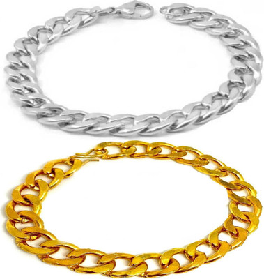 IKONKARR Metal, Stainless Steel Bracelet(Pack of 2)