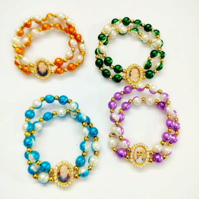 Guruji Brass Brass Bracelet Set(Pack of 4)