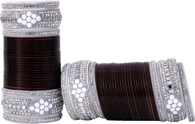 arpa Plastic Silver Bangle Set