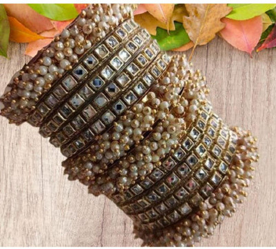 KANGANWORLD Alloy Gold-plated Bangle Set(Pack of 12)