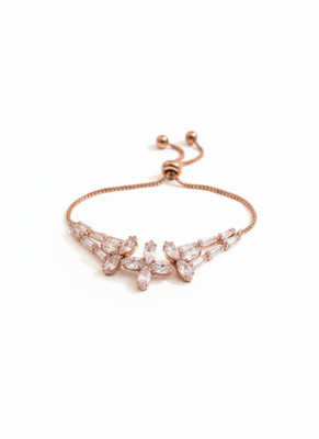 StylishBracelet Alloy Cubic Zirconia Gold-plated Bracelet
