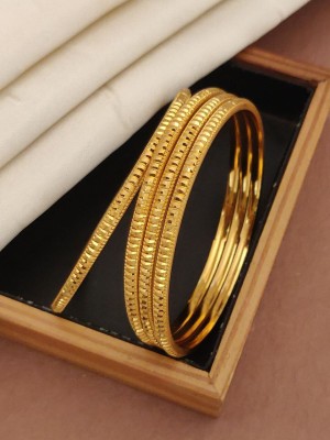 SHIVAY FASHION HUB Alloy Diamond Gold-plated Bangle