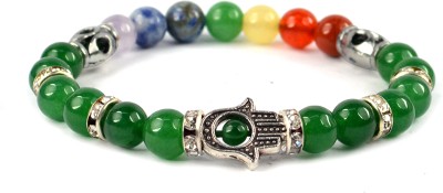 REIKI CRYSTAL PRODUCTS Stone, 7 Chakra Beads, Crystal Charm Bracelet