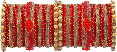 ZINEKA Alloy Beads, Pearl, Zircon Gold-plated Bangle Set(Pack of 50)