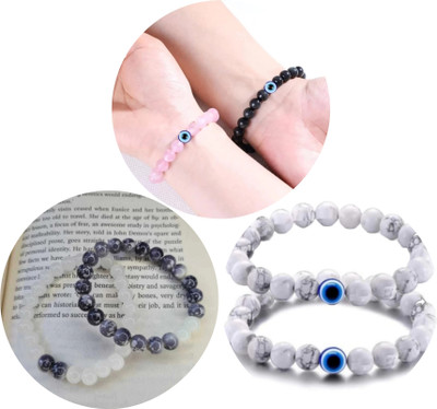 HouseOfCommon Crystal Crystal Bracelet Set(Pack of 3)