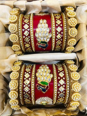 Aashirwad Plastic Gold-plated Chudas(Pack of 2)