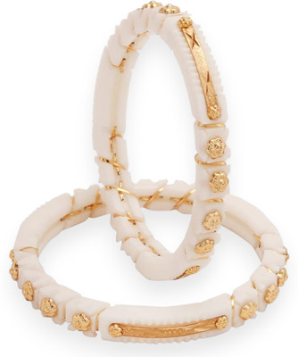 SUNISKA Plastic Gold-plated Shakha Pola(Pack of 2)