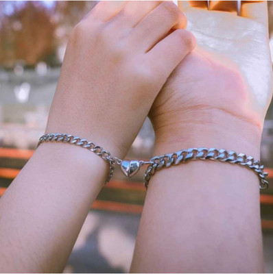 JS Enterprises Stainless Steel Bracelet Set(Pack of 2)