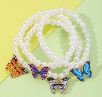 Amit Fashion Mother of Pearl Armlet Set(Pack of 4)