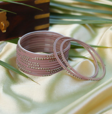 Vanya Enterprises Glass Bangle Set(Pack of 12)