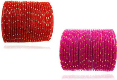 Jay Enterprises Glass Bangle Set(Pack of 48)