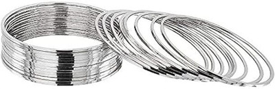 RMART Metal Bangle Set(Pack of 10)
