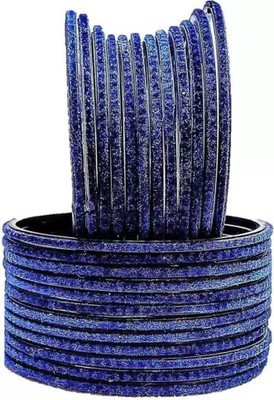 RADHA MOHAN EMPIRE Fabric, Glass Bangle Set(Pack of 24)