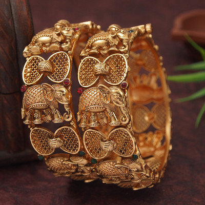 ANOUK Brass Bangle(Pack of 2)