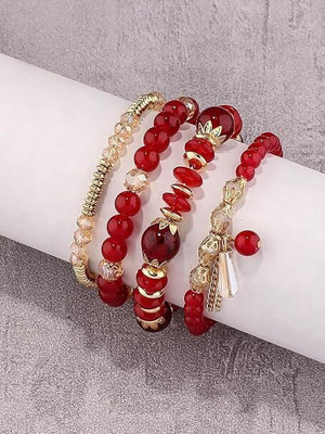 Vembley Alloy Bracelet(Pack of 4)