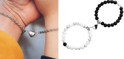 P R Production Brass Charm Bracelet(Pack of 2)