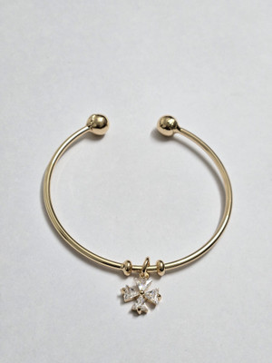 Krupa Sindhu Alloy Crystal Gold-plated Bracelet