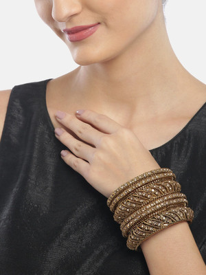 ANOUK Alloy Gold-plated Bangle(Pack of 6)