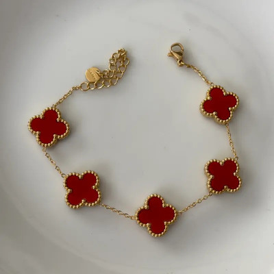 Gleve Stainless Steel Pearl Gold-plated Bracelet