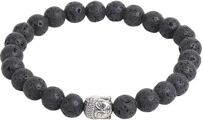 Prosac Lava Beads, Crystal Bracelet
