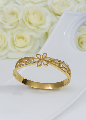 AKARISHIT Stainless Steel Gold-plated Bracelet