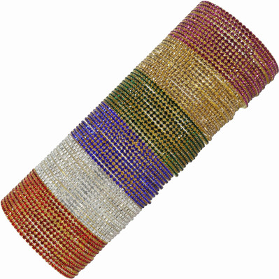 NMII Metal Zircon Gold-plated Bangle Set(Pack of 72)