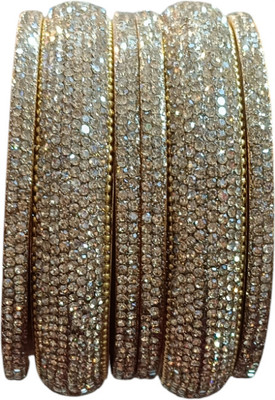 Nari Nakhre Brass, Alloy Brass Bangle Set(Pack of 6)