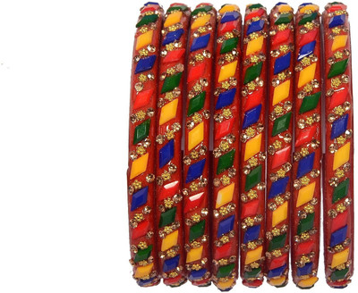 OJHA Glass Zircon Kada(Pack of 8)