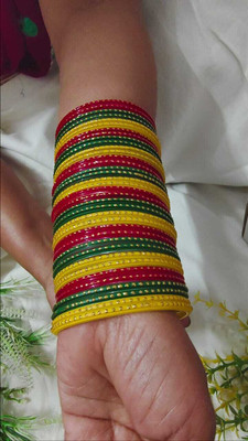 lejus Glass Bangle Set(Pack of 10)
