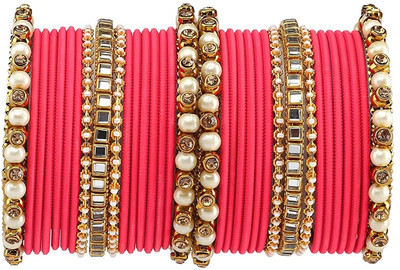 LYBASHINE Metal, Alloy Beads Gold-plated Bangle Set